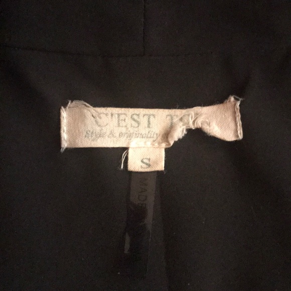 Crop asymmetrical blazer - Picture 4 of 9